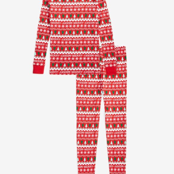 #939 Holiday Lane Little & Big Kids Merry Mix It Cotton Snug Fit Matching - Picture 3 of 4